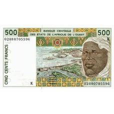 P710Km Senegal - 500 Francs Year 2002